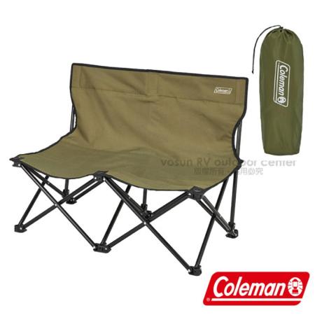 【美國 Coleman】樂趣情人椅.導演椅.折合椅.露營椅.童軍椅/附收納袋/CM-38837 綠橄欖✿30E010